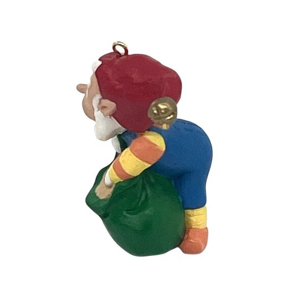 Vtg 1996 Hallmark Rudolph's Helper Elf Collector's Club Miniature Ornament CL40 - Picture 4 of 5
